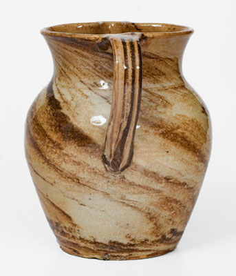 Stoneware Swirl Pitcher attrib. Propst Pottery, Vale, North Carolina, circa 1930