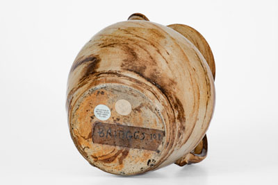 Stoneware Swirl Pitcher attrib. Propst Pottery, Vale, North Carolina, circa 1930