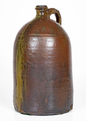 Glazed Stoneware Jug, Stamped