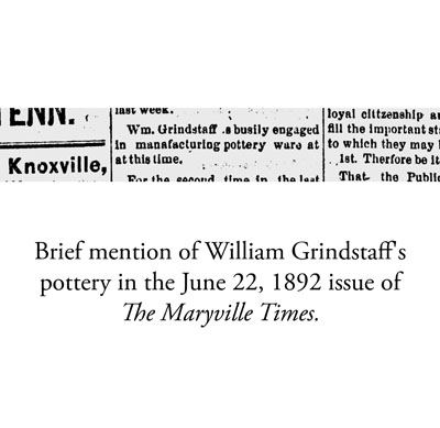 Possibly Unique W GRINSTAFF, Tennessee Salt-Glazed Stoneware Lidded Sugar Bowl