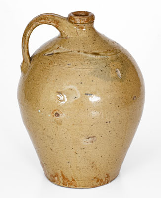 Rare and Important DANIEL CRIBBS / TUSCALOOSA, Alabama Stoneware Jug, circa 1830