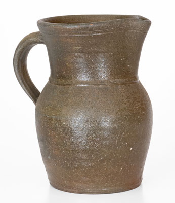 Small-Sized Salt-Glazed Stoneware Pitcher Inscribed "H A W," Southwestern VA or Eastern TN