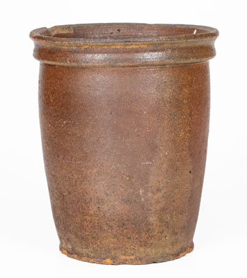 Eastern Tennessee Salt-Glazed Stoneware Jar, second half 19th century