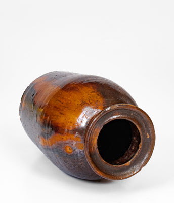 Greene County, Tennessee Redware Canning Jar, mid to late 19th century