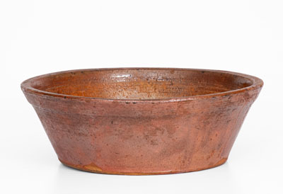 Eastern Tennessee Redware Bowl, 19th century