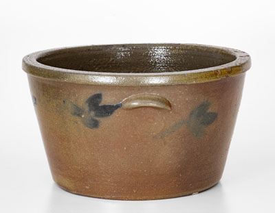 GEO. W. MILLER / STRASBURG, VA Cobalt-Decorated Stoneware Bowl, circa 1880