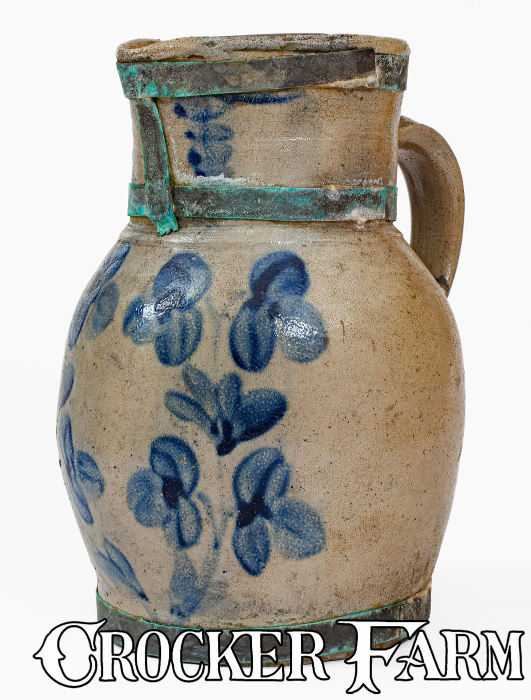 Baltimore, MD Stoneware Pitcher w/ Make-Do Repair -- Lot 237 -- Spring ...