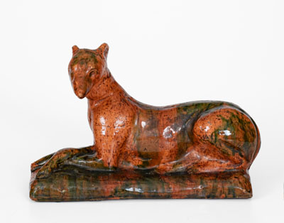 Exceedingly Rare and Important Solomon Bell, Strasburg, VA Whippet, Pictured in Rice & Stoudt