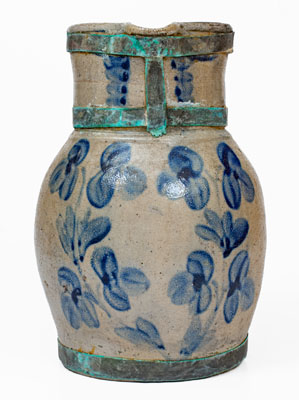 Baltimore, MD Stoneware Pitcher w/ Make-Do Repair