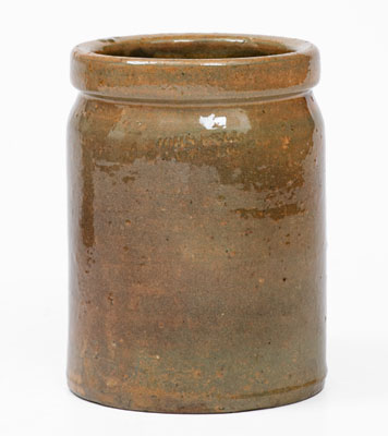 Small-Sized Celadon-Glazed JOHN BELL / WAYNESBORO Stoneware Jar