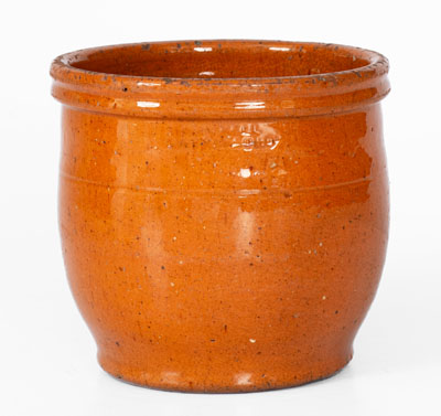 JOHN BELL / WAYNESBORO Redware Jar, circa 1850-1880