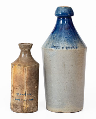 Lot of Two: American Stoneware Bottles