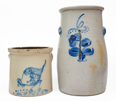 Lot of Two: American Stoneware Vessels