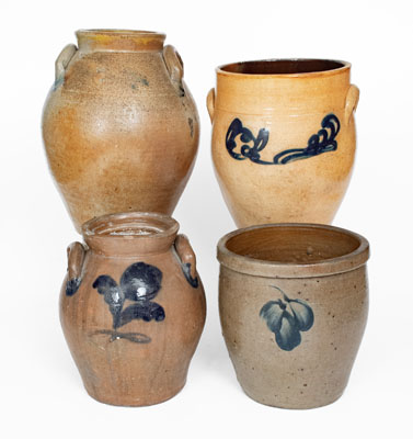 Lot of Four: Stoneware Jars incl. GOODWIN & WEBSTER Example