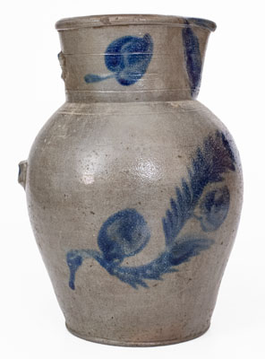 Exceptional Stoneware Pitcher attrib. J.P. Schermerhorn, Richmond, VA