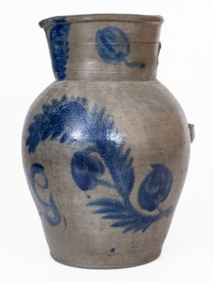 Exceptional Stoneware Pitcher attrib. J.P. Schermerhorn, Richmond, VA