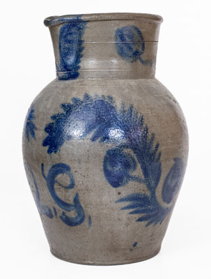 Exceptional Stoneware Pitcher attrib. J.P. Schermerhorn, Richmond, VA