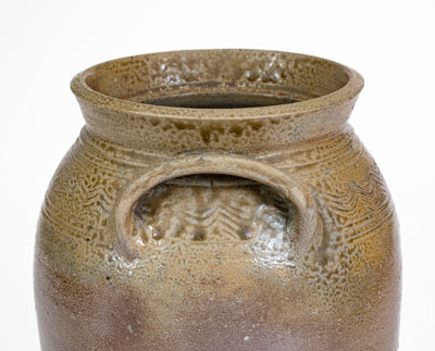 Attrib. Chester Webster, Randolph County, NC Stoneware Jar