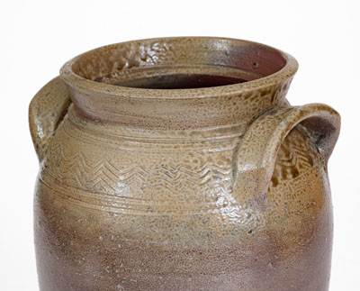 Attrib. Chester Webster, Randolph County, NC Stoneware Jar