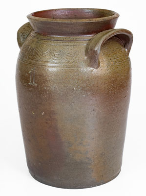 Attrib. Chester Webster, Randolph County, NC Stoneware Jar