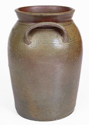 Attrib. Chester Webster, Randolph County, NC Stoneware Jar