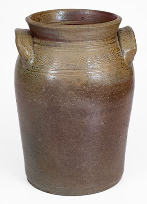 Attrib. Chester Webster, Randolph County, NC Stoneware Jar