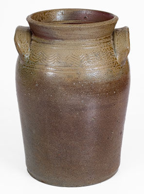 Attrib. Chester Webster, Randolph County, NC Stoneware Jar
