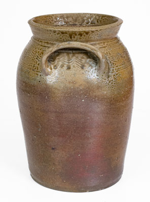 Attrib. Chester Webster, Randolph County, NC Stoneware Jar