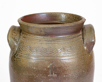 Attrib. Chester Webster, Randolph County, NC Stoneware Jar