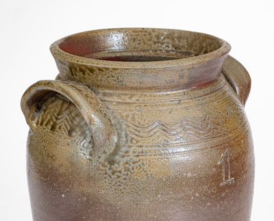 Attrib. Chester Webster, Randolph County, NC Stoneware Jar