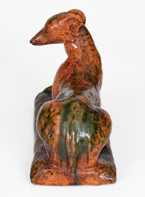 Exceedingly Rare and Important Solomon Bell, Strasburg, VA Whippet, Pictured in Rice & Stoudt