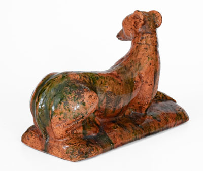 Exceedingly Rare and Important Solomon Bell, Strasburg, VA Whippet, Pictured in Rice & Stoudt