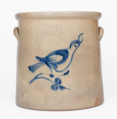 Attrib. Fulper Pottery, Flemington, NJ Three-Gallon Stoneware Bird Jar