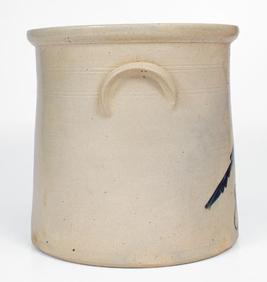 5 Gal. E. & L. P. NORTON / BENNINGTON, VT Stoneware Bird Crock