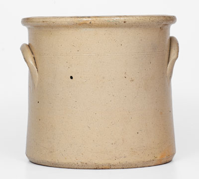 J. & E. NORTON / BENNINGTON, VT Stoneware Crock w/ Bird-on-Stump