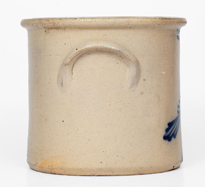 J. & E. NORTON / BENNINGTON, VT Stoneware Crock w/ Bird-on-Stump