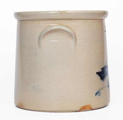 3 Gal. HAXSTUN & CO. / FORT EDWARD, NY Stoneware Bird Crock