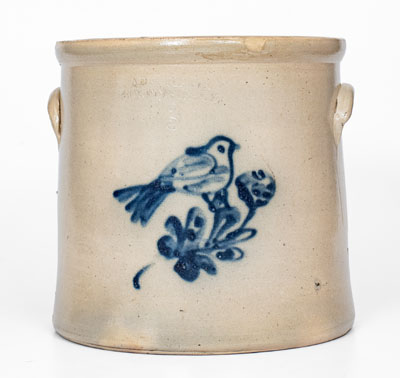 3 Gal. ADAM CAIRE / POUGHKEEPSIE, NY Stoneware Bird Crock