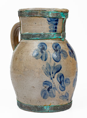Baltimore, MD Stoneware Pitcher w/ Make-Do Repair