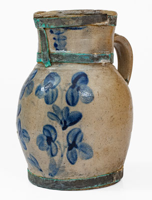 Baltimore, MD Stoneware Pitcher w/ Make-Do Repair