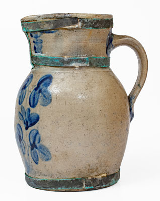 Baltimore, MD Stoneware Pitcher w/ Make-Do Repair