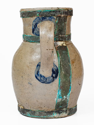 Baltimore, MD Stoneware Pitcher w/ Make-Do Repair