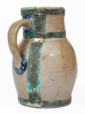Baltimore, MD Stoneware Pitcher w/ Make-Do Repair