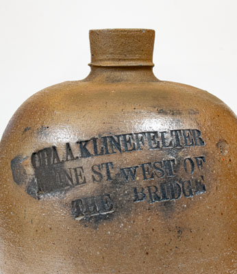 Rare York, PA Stoneware Advertising Jug, Baltimore, MD origin