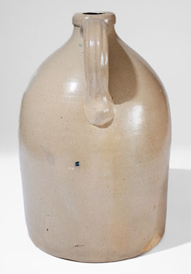 Exceptional J. & E. NORTON / BENNINGTON, VT Stoneware Jug w/ Elaborate Bird and Floral Decoration