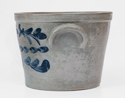 Attrib. J.H. Miller / Brandenburg, Kentucky Stoneware Pail-Shaped Crock