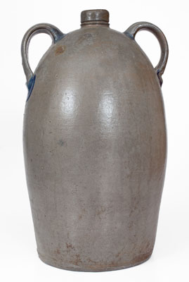 Four-Gallon Double-Handled JAS. HAMILTON / GREENSBORO, PA Stoneware Jug