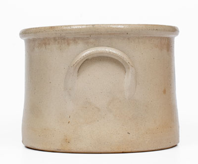 J. & E. NORTON / BENNINGTON, VT Stoneware Crock w/ Rooster Decoration