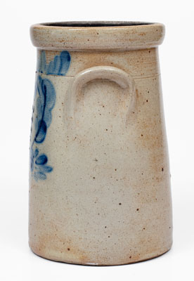 Small-Sized Stoneware Churn w/ Elaborate Decoration attrib. Somerset Potters Works, MA