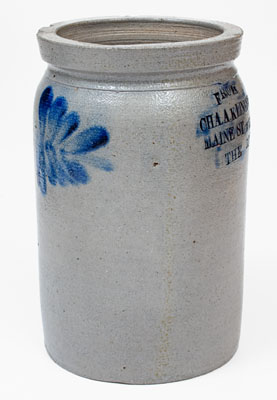 Rare York, PA Stoneware Advertising Jar, Baltimore, MD origin